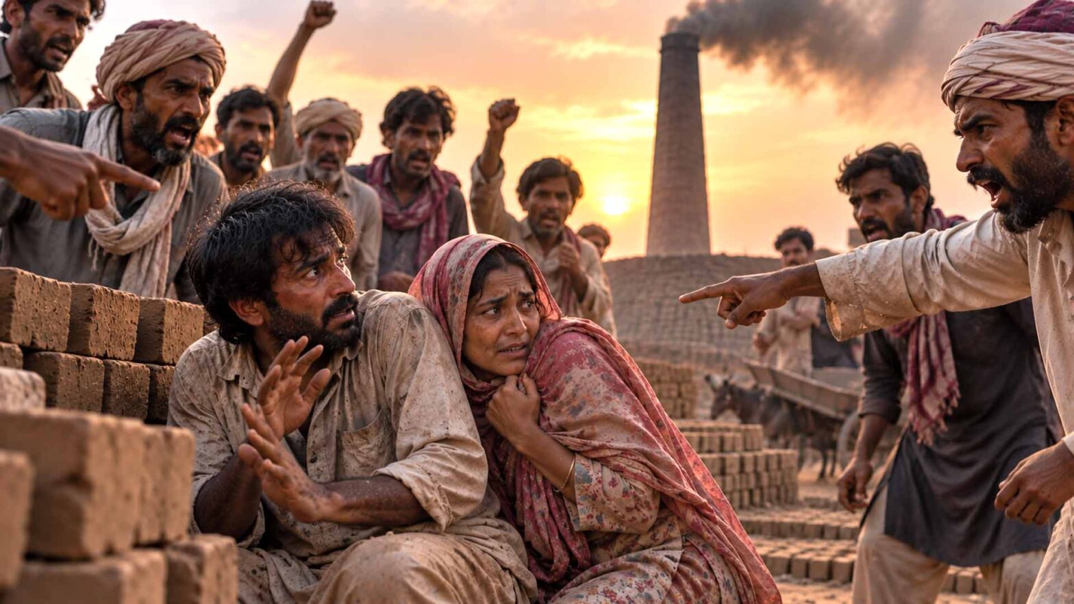 Christliche Ziegeleiarbeiter in Pakistan zwischen Armut und religiöser Benachteiligung – Symbolbild