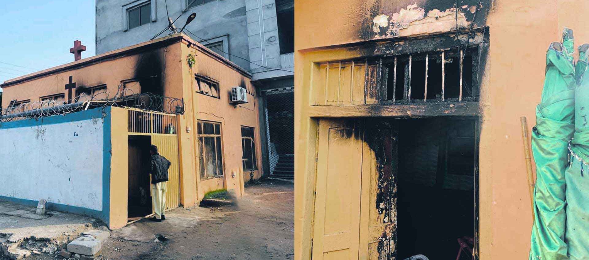 Kirche in Gujar Khan, Pakistan, in Brand gesteckt | Religiöser Hass